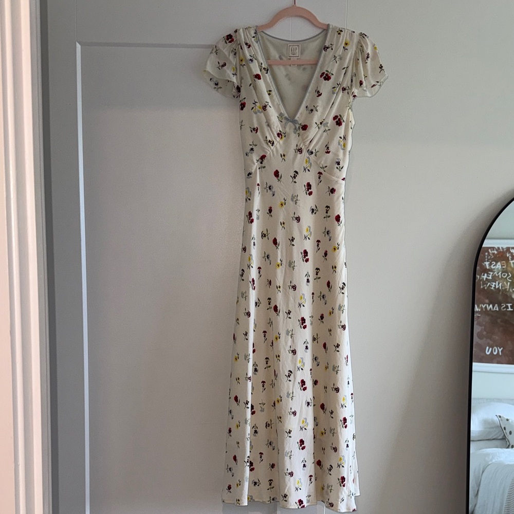 Gap x DOEN Floral Print Maxi Dress